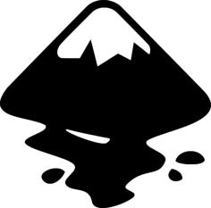 Brand Inkscape Outline Icon Svg Set, Free Vectors File